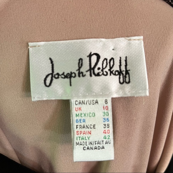 JOSEPH RIBKOFF striped knee length dress size 8 - Picture 5 of 6